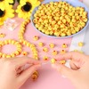 200 Pcs Baseball Beads for Jewelry Making, EVERMARKET Acrylic Sports