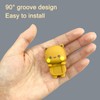 Scyagolila 4Pcs Creative 3D Craft BuBu DuDu Figurine Computer Monitor