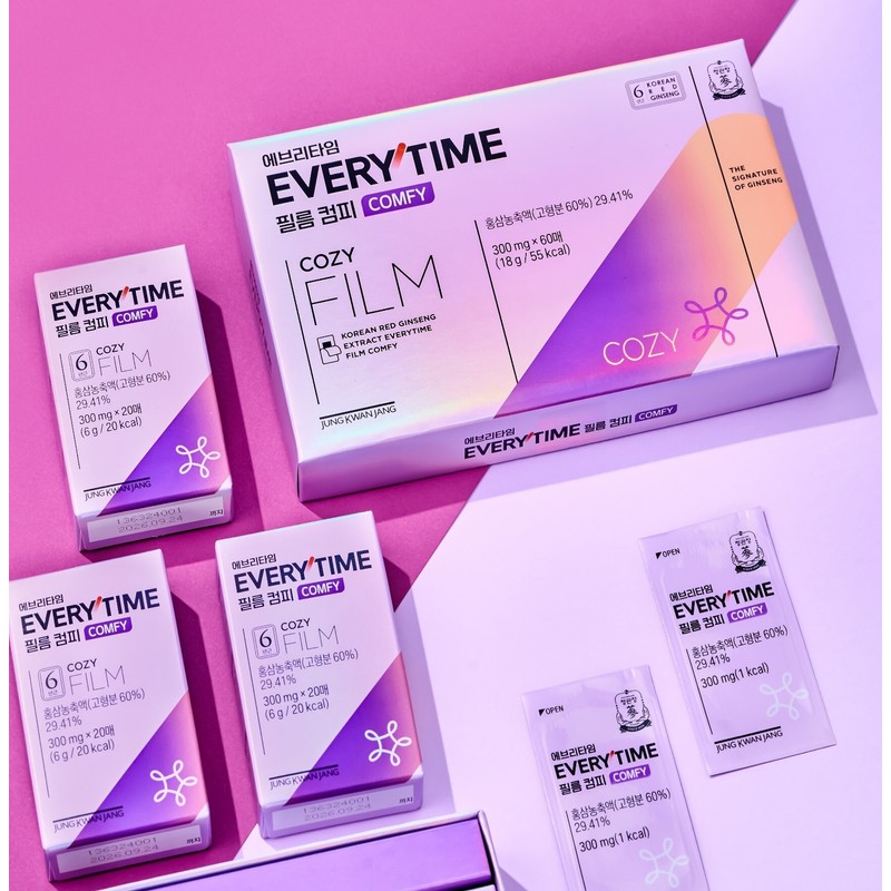 KGC JUNG KWAN JANG Everytime Film Comfy (300mg*60 Sheets) (30-day