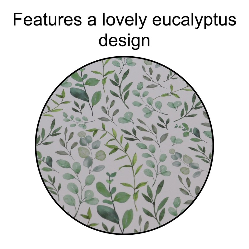 YöL Set of 8 Eucalyptus Placemats Dinner Plate Bowl Table