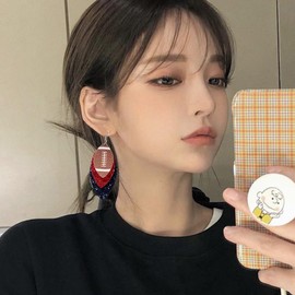 Football Earrings for Women Leather Football Drop Earring Colorful Sports Earrings Trendy Football Jewelry Gifts for Football Fan
