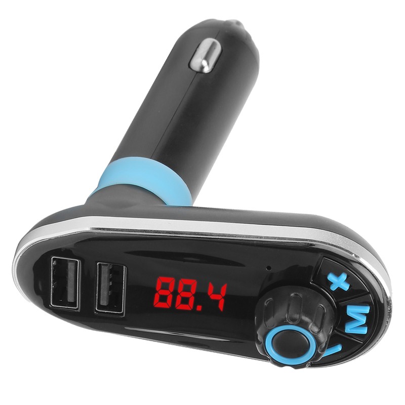 Dual USB Car Wireless MP3 Audio Player Hands Free Calls