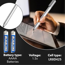 MITATTOK 2-Pack AAAA 1.5V Alkaline-Batteries, for Stylusus Pen Battery Size Format E96 LR61 1.5V, Also for Cameras, Glucose Meters and Blood Monitors，and More, 2 Count Pack