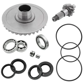 Rear Differential Ring Pinion Gear & Bearings Seals Kit Compatible With Honda FourTrax 300 TRX300 2x4 TRX300FW 4x4 1988-2000