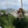 Kisangel 11pcs Metal Antique Bells Bronze Jingle Bells Feng Shui
