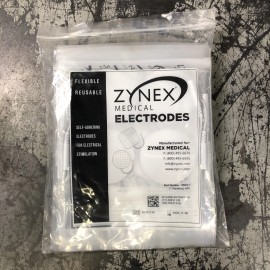 Zynex 10 Packs BRAND NEW Zynex Medical Electrodes Round Pads 2", With 2, 9V Batteries.