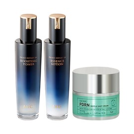 AHC Basic Expert Toner 130ml + Lotion 130ml + VT PDRN Riddle Shot Cream 50ml / AHC 기초 엑스퍼트 토너 130ml + 로션 130ml + 브이티 PDRN 리들샷 크림 50ml