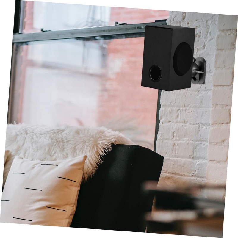 MERRYHAPY Djustable Angle Speaker Stand Wall or Ceiling Mount Stainless