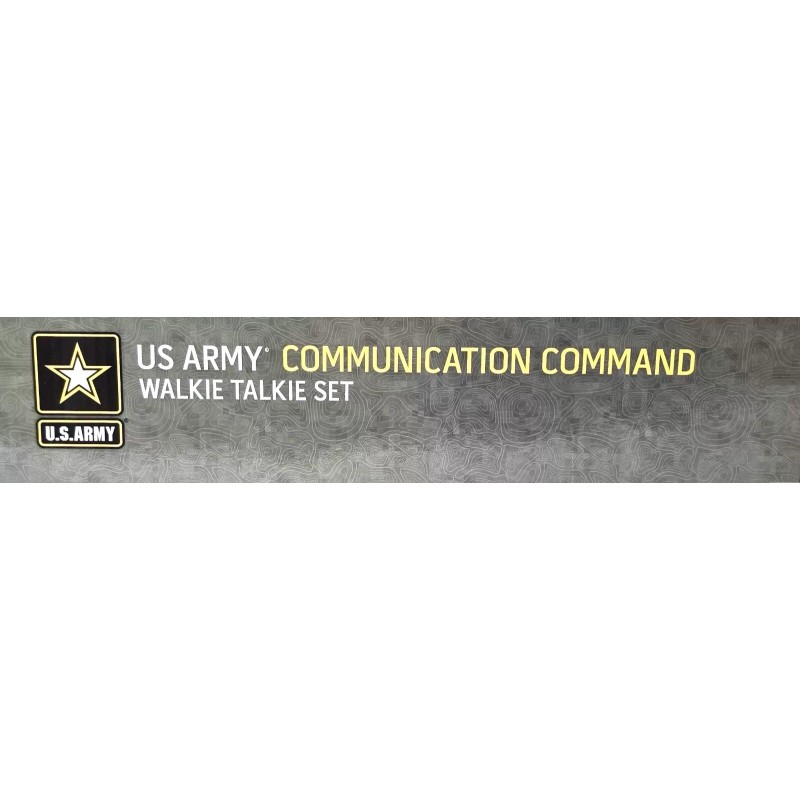 Brooklyn Lollipop US Army Communication Command Walkie Talkie Toy Set