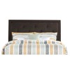 Hillsdale, Becker Full Upholstered Headboard, Black/Brown