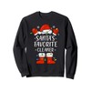 Santa's Favorite Cleaner Santa Hat Christmas Light Sweatshirt