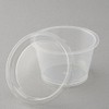 Pudding Cup 3.4 fl oz (90 cc) with Lid / 10 Pairs Tomisawa Shoten Pudding Cup