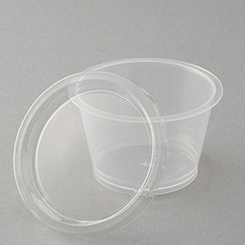 Pudding Cup 3.4 fl oz (90 cc) with Lid / 10 Pairs Tomisawa Shoten Pudding Cup