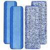 DLAIMI 4 Pack Microfiber Cleaning Pad for Bona Mop Safe