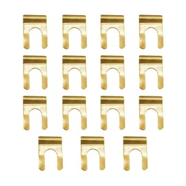 LKAHG 15PCS Car Brake Line Clip, U Shaped Metal Vehicle Brake Hose Retainer Bracket, Parking Brake Cable Retaining Clamps Lock Replacement Accessories, Universal for Auto Motorcycles Trucks (Medium)