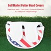 Waterproof PU Golf Mallet Headcover Center Putter Cover Protector with