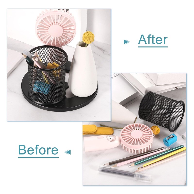 QUARKZMAN Lazy Susan, 7 Inch Turntable Organiser, 360 Degree Swivel