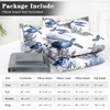 WeCozy 5 Pcs Twin Size Comforter Set with Pillowcase &