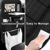 GMQ Seat Organizer 1 Pack, Car Backseat Organizer with Tray,Multifunctional