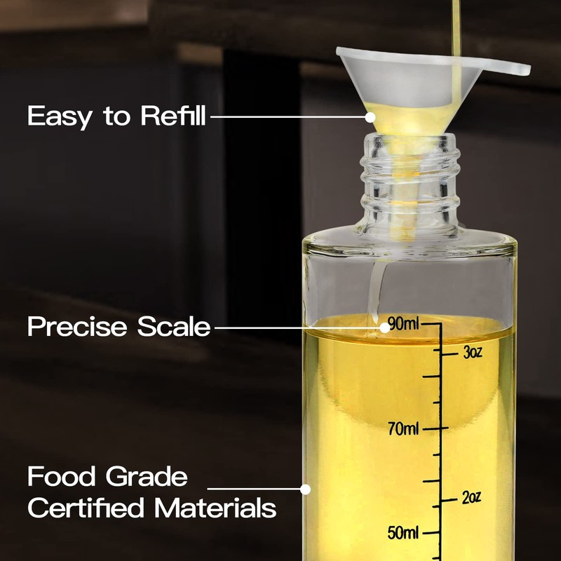 NORBASE Oil Sprayer for Cooking, 2 Pack Upgraded Olive Oil