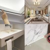 Ebrima Peel and Stick Flexible Decorative Trim, Self Adhesive Glitter