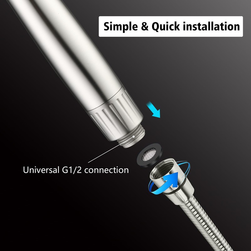 SUMERAIN Shower Head with Filters for Hard Water - 9