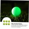 SUPVOX 6pcs Luminous Golf Balls for Night Practice Glow The