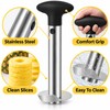 Stainless Steel Pineapple Corer & Slicer – Manual Pineapple Cutter