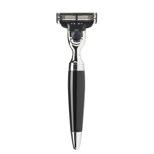 Mühle - Wet Razor - Stylo Series - Compatible with Gillette Mach3 - High-Grade Resin Black