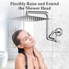 Rain Shower Head Extension Arm, Upgrade 12 Inch Metal Shower