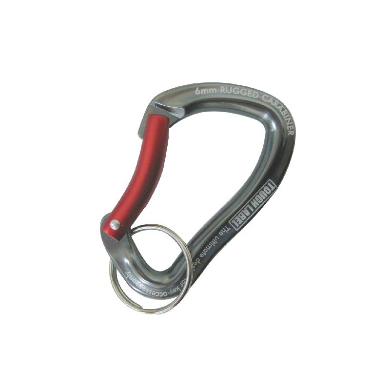 TouGH Label VEX-121 Carabiner Rugged 0.2 inch (6 mm), Titanium
