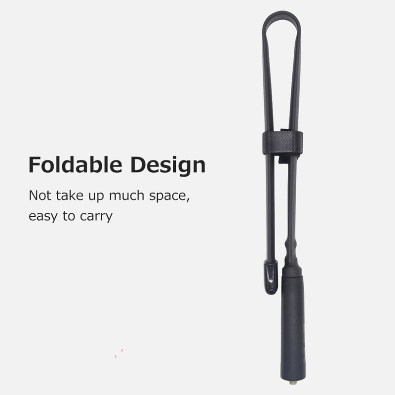 Foldable Intercom Antenna 48cm Walkie Talkie Antenna SMA-Male Interface High