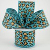 Craig Bachman 2.5" Metallic Leopard Print Ribbon: 10 Yards (Light