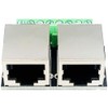 PENGLIN 2 x RJ45 Ethernet Breakout Board Double Socket Adapter,
