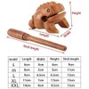 Kingsie Frog Wooden Luck Guitar Percussion Instrument Sound Frog Thai