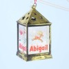 Mulberry Studios Starlight Lantern Christmas Tree Hanger Names A-G Abigail