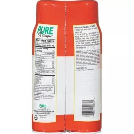 Pure & Simple Canola Oil Cooking and Baking Spray (2 PK – 17 OZ) Total 34 oz