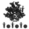 Sourcingmap 20pcs 7mm x 7mm Hole Plastic Rivets Fastener Door