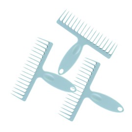 ULTECHNOVO 3Pcs Hair Removal Comb Multi Use Broom Comb for Lint and Hair Cleaning Material Lightweight Handheld Tool for Quick Home Cleaning