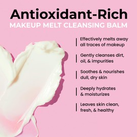 My Adventure to Fit Make up Cleansing Balm - Makeup Remover Melting Balm & Moisturizer Face Cream - Made in The USA Hydrating Facial Cleanser & Makeup Products for Women (2fl oz)