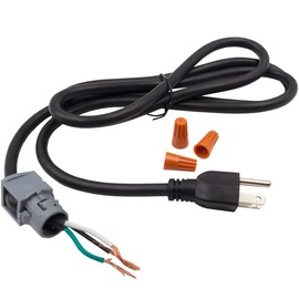 Supplying Demand WX09X70910 WD06X10020 Dishwasher 3 Wire Power Cord Replacement 5 Feet 4 Inches Long