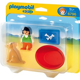 Playmobil 6796 1.2.3 Girl with Dog