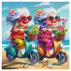 Summer Beach 1000 Piece Puzzle for Adults, PICKFORU Funny Beach