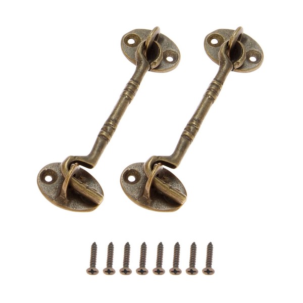 4 Inch Hook and Eye Latch Cabin Hook and Eye