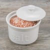 BIA Cordon Bleu Kitchen Accessories Porcelain Salt Boxes, 4", White