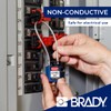 Brady Compact Cable Padlock - Lockout Tagout Security Lock -
