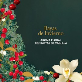 YVES ROCHER - Kit de Geles De Ducha Bayas De Invierno, Para Todo Tipo de Piel, Coleccin de Navidad, Frmula Vegana, Incluye 3 piezas 400, ml cu        