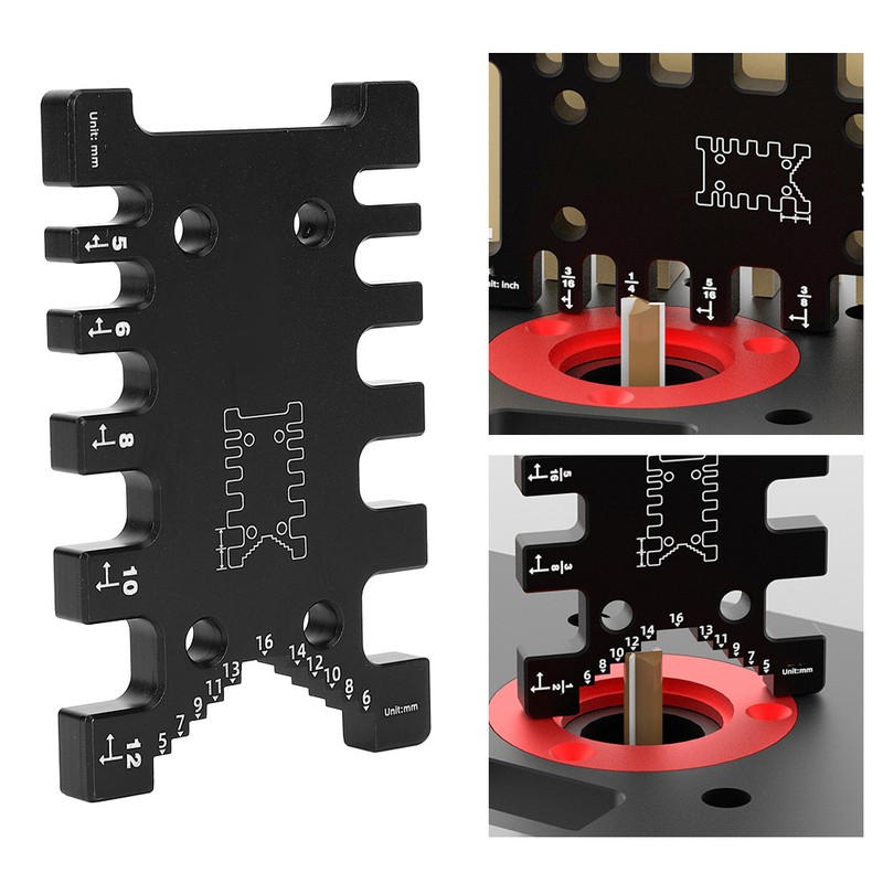 Woodworking Tenon Caliper Card Gauge Measuring Tool Woodworking Measurement Accessories
