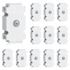 Weysat 12 Pcs Joiner Plates Set Closet Support Brackets Parts