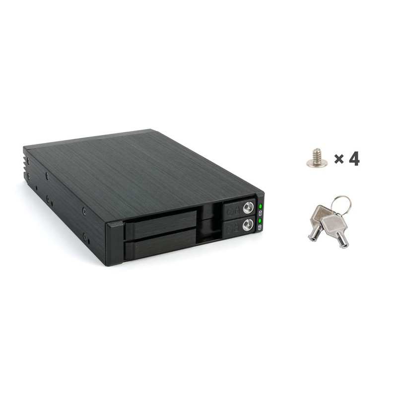 FANTEC 2-Way 2.5 Inch SAS/SATA 6G SSD/HDD Mobile Frame, Installation